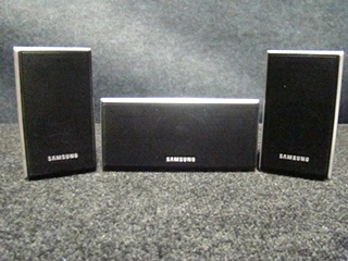 USED RV/MOTORHOME 3 PC. SAMSUNG SPEAKER SET (BLACK) FOR SALE