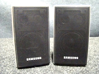 USED RV/MOTORHOME 3 PC. SAMSUNG SPEAKER SET (BLACK) FOR SALE